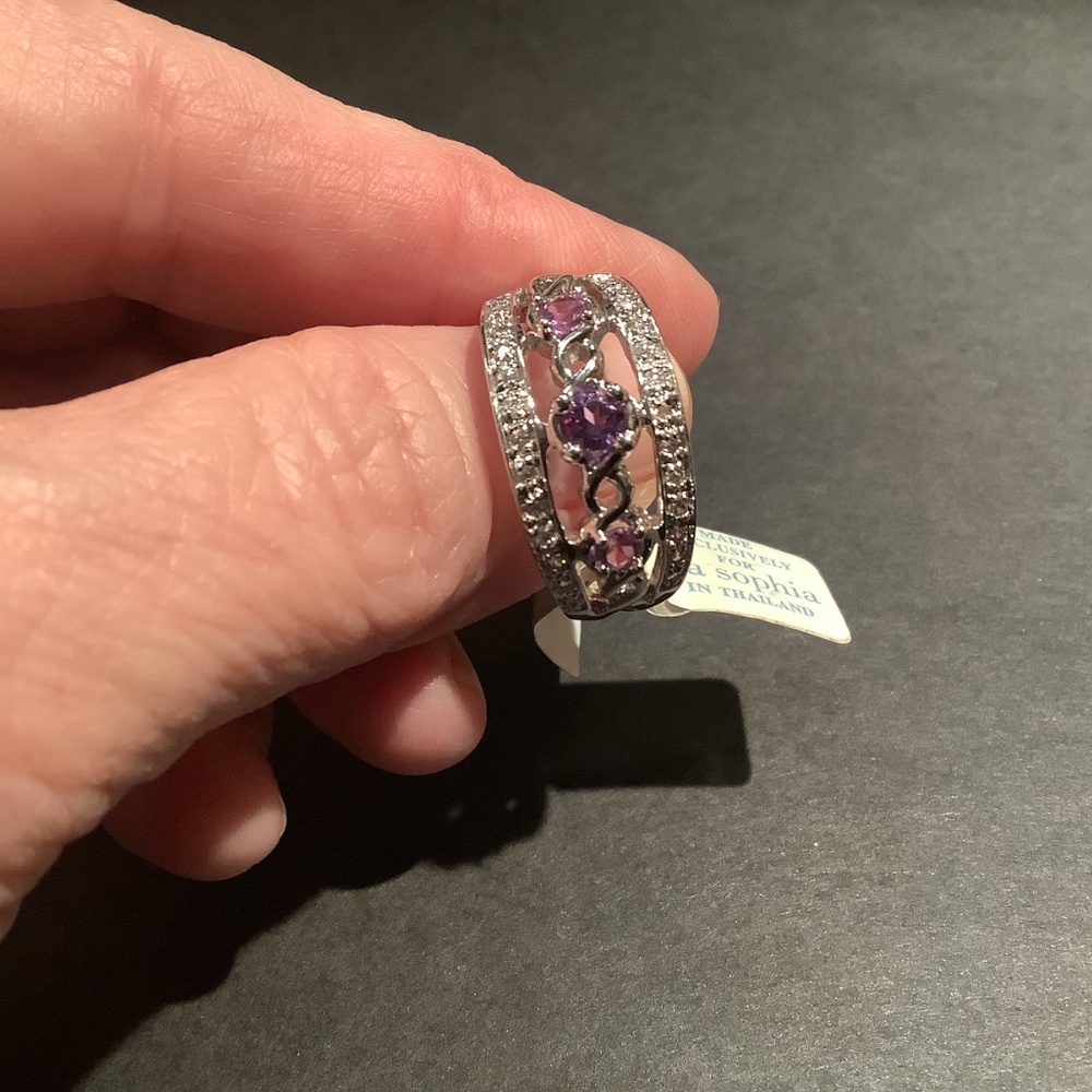 Lia Sophia Amethyst Ring - Picture 3 of 4